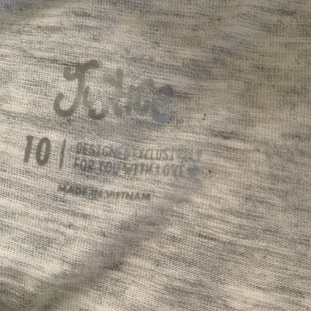 Justice Gray Graphic Short Sleeve Tee-Shirt - Picture 2 of 7